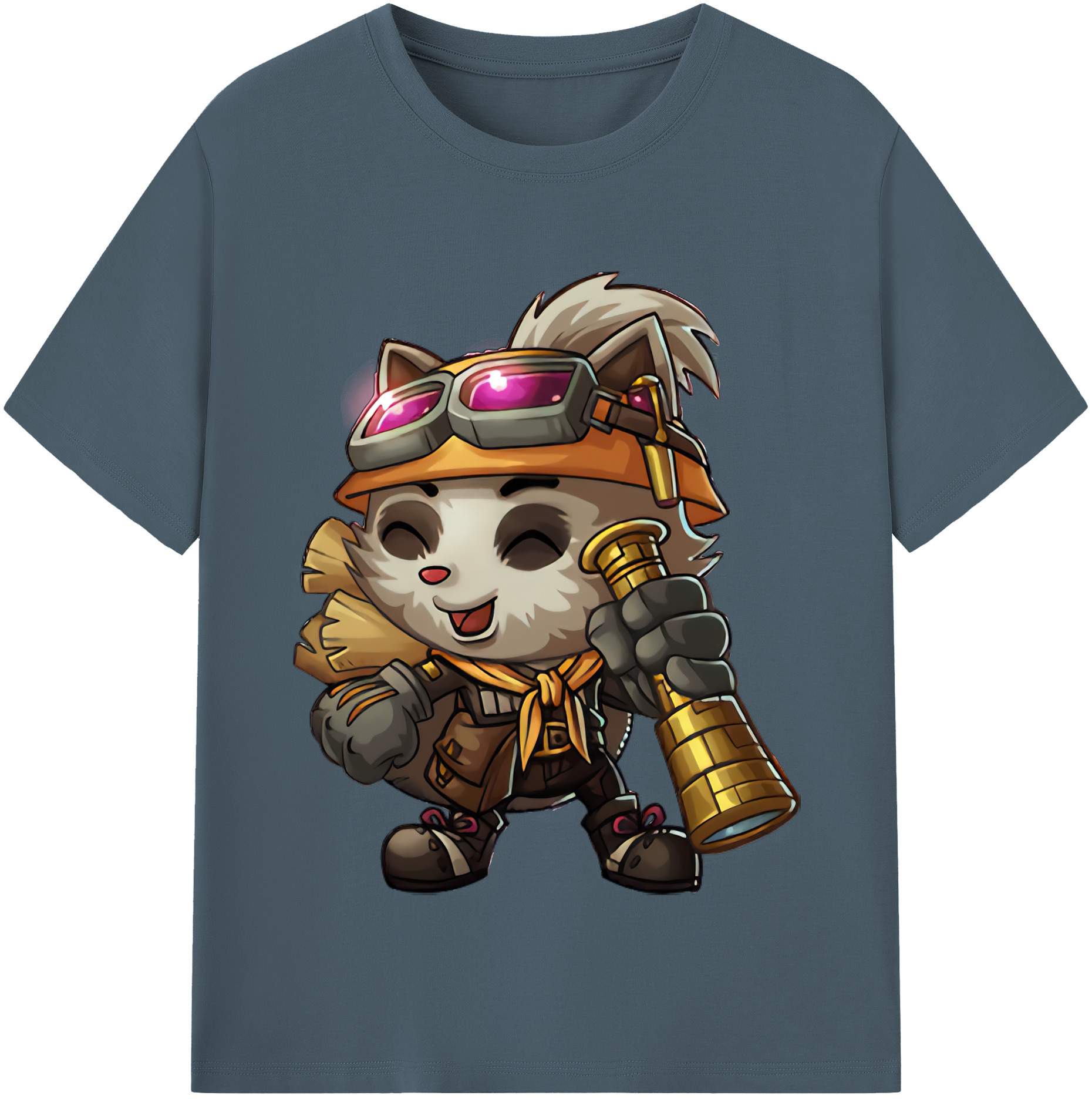 リーグ・オブ・レジェンド League of Legends LOL 綿100％半袖Tシャツ（フロントプリント）
